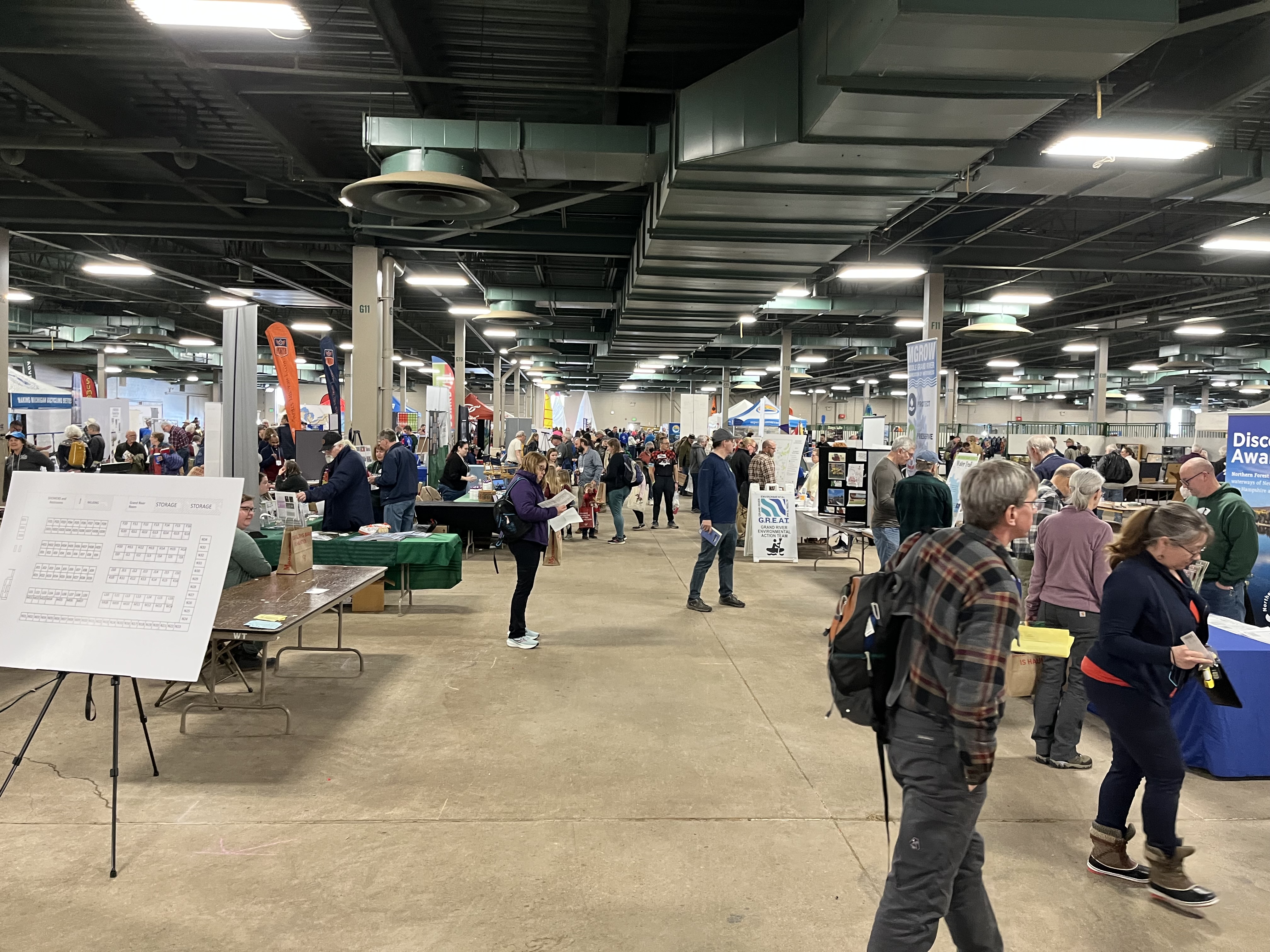 A view of the Exhibit floor