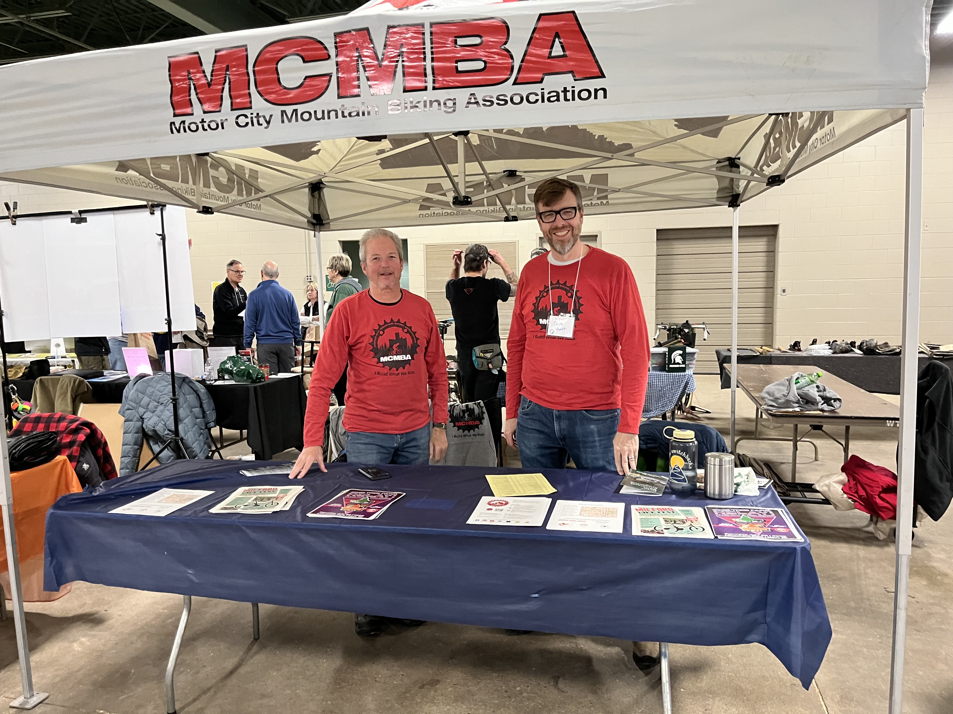 Michigan Mountain Bike Association booth